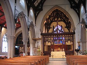 All Saints church Benhilton - interior - geograph.org.uk - 1037874