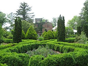 Barnsley Gardens Ruins with Foliage