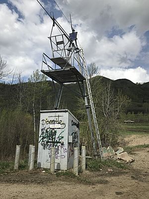 Beatton River cable car terminus