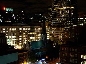 Christ Church Cathedral night