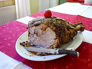 Christmas ham