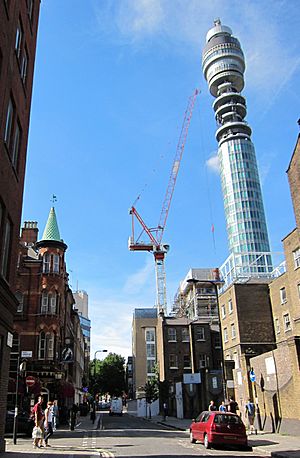 Cleveland Street, Fitzrovia, August 2013