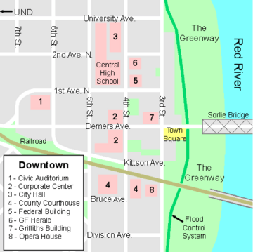 DowntownGrandForksMap