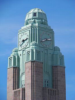 Helsinki Bahnhof Uhrturm