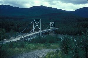 LIARD RIVER BRIDGE, BRITISH COLUMBIA