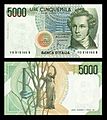 Lire 5000 (Vincenzo Bellini)