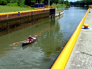 Lock on the Cayuga-Seneca Canal