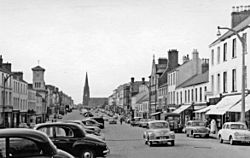 Lurgan High Street, 1960 geograph-3773914-by-Ben-Brooksbank