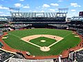 A photograph of a baseball diamond