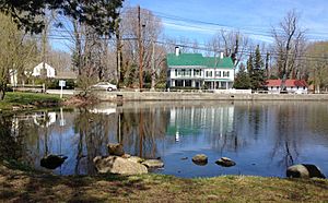 Miller Place Duck Pond and John Woodhull House