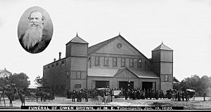 Owen Brown's funeral