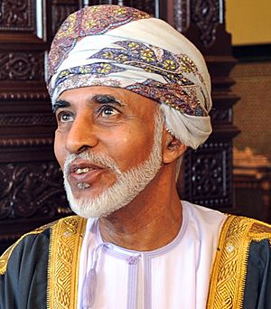 A photo of Qaboos aged 73