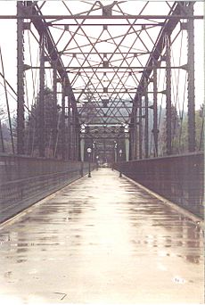 Russian river bridge