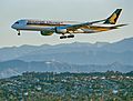 SQ 9V-SGF Airbus A350-941ULR landing at LAX