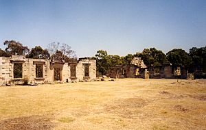 Saltwater creek ruins