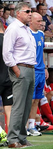 Sam Allardyce in shades