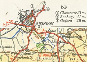 Swindon map 1945