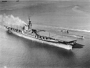 USS Midway (CVB-41) after commissioning