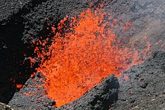 Villarrica lava fountain