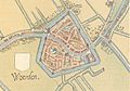 Woerden c1550map