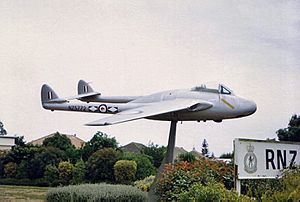 14 Squadron RNZAF deHavilland Vampire Ohakea 1980s