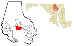 Location within Baltimore County