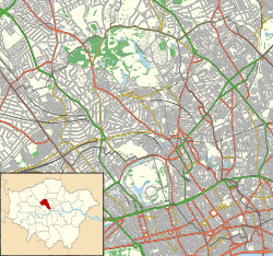 Kilburn Priory is located in London Borough of Camden