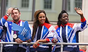 Daniel Greaves, Katarina Johnson-Thompson, Anyika Onuora