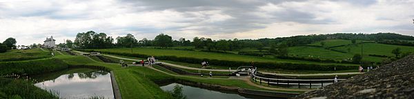 Foxton Upper Staircase Panorama