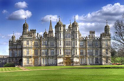 Front of Burghley House 2009