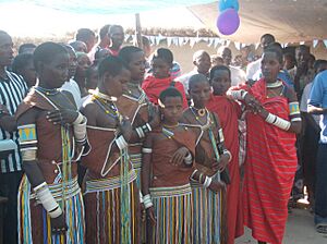 Gogo tribe at ceremonial of