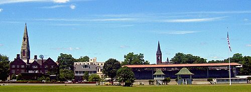 Goshen, NY, skyline from Historic Track