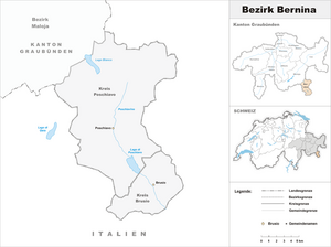 Location of Bernina District