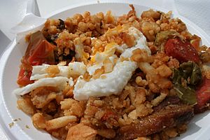 Migas en Navas de Estena