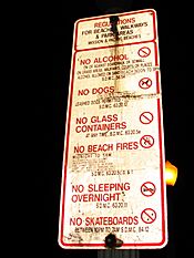 Mission Beach regulations