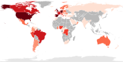 Monkeypox Cases by Country 29 July 2022