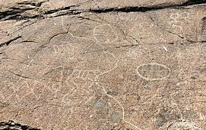 Petroglyphs Donner Pass