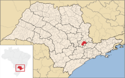 Location of Campinas