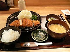 Tonkatsu set by zezebono in Sapporo, Hokkaido