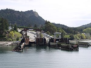 Village Bay, Mayne Island's ferry dock