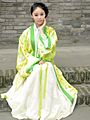 Yellow and green hanfu