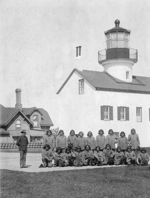 Alcatraz Light citadel Hopi