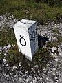 Boundary stone on the Demeljoch - 1