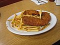 Chicken fingers and fries