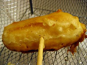 Deep-fried twinkie