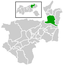 Location within Kufstein district