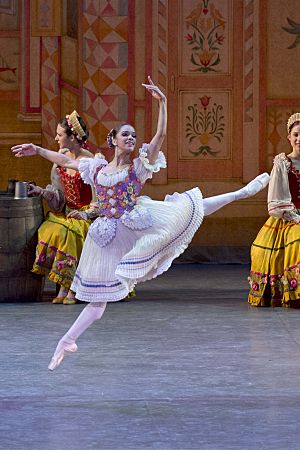 From the ballet Coppelia cropped