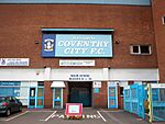 An entrance to Coventry City's former stadium, Highfield Road