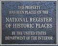 HistoricPlacesNationalRegisterPlaque