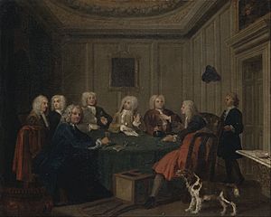 Joseph Highmore - A Club of Gentlemen - Google Art Project